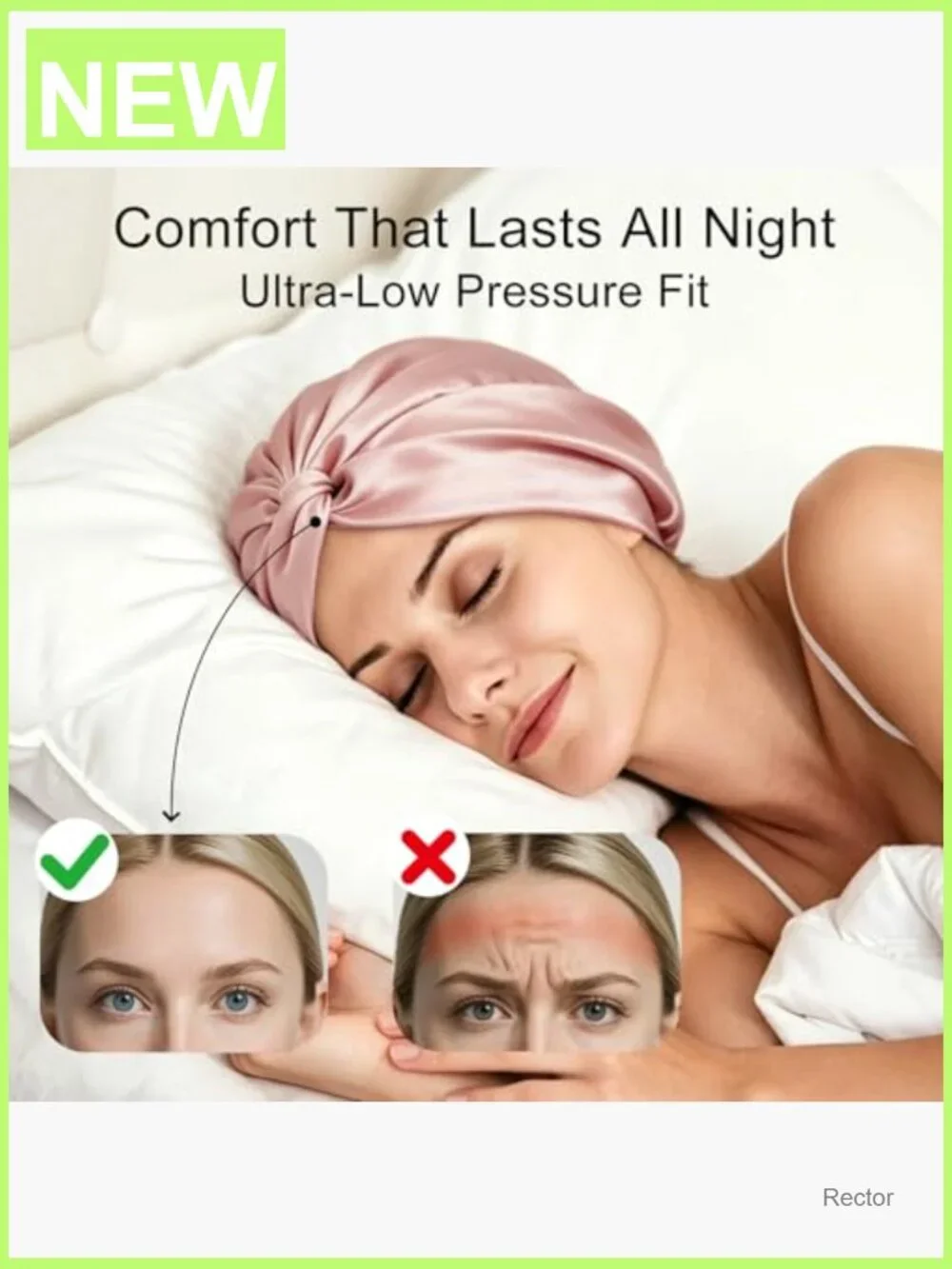 100% Mulberry Silk Bonnet Sleeping Cap Hair Protection Night Wrap